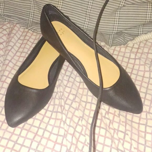 A new day woman's black slip on dress shoes Size 6.5 - Picture 1 of 5